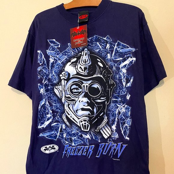 Vintage 1997 Mr. Freeze DC Comics T-Shirt MEDIUM - BRAND NEW WITH TAGS ON - Picture 2 of 5